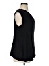 August Silk Black Sleeveless Blouse Size XL - photo 4