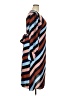 Halogen 100% Polyester Stripes Brown Casual Dress Size 2X - photo 4