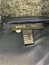MNG Suit Solid Black Cocktail Dress Size M - photo 7