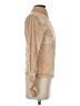 NILS Metallic Gold Long Sleeve Blouse Size S - photo 4