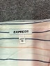 Express Stripes Ivory Long Sleeve Blouse Size XS - photo 7