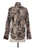 J.Crew Animal Print Gold Long Sleeve Blouse Size S - photo 2