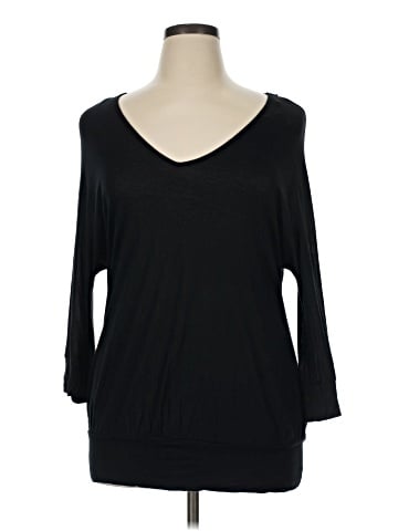 LC Lauren Conrad 3/4 Sleeve T-Shirt (view 1)