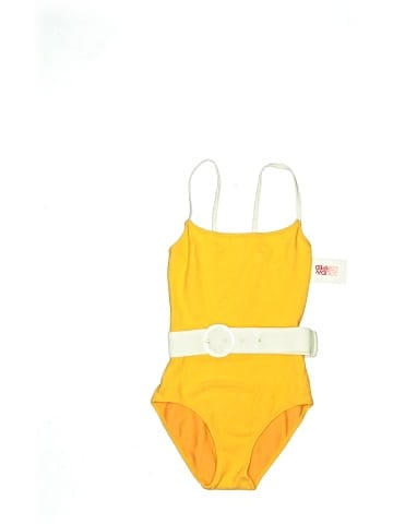 Solid & Striped One Piece Swimsuit (view 1)