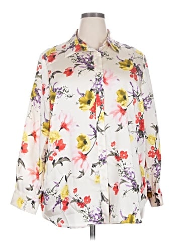 Lauren by Ralph Lauren Long Sleeve Blouse (view 1)