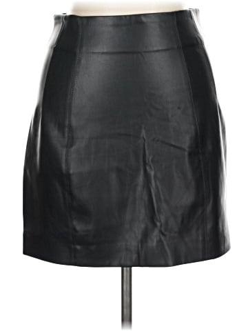 Zara Faux Leather Skirt (view 1)