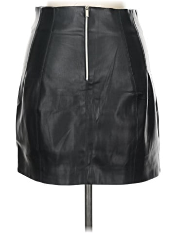 Zara Faux Leather Skirt (view 2)
