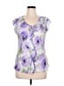 DressBarn 100% Polyester Purple Sleeveless Blouse Size XL - photo 1