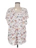 Lane Bryant White Short Sleeve Blouse Size 18 - 20 Plus - photo 1