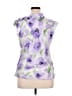 DressBarn 100% Polyester Purple Sleeveless Blouse Size XL - photo 2