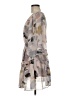 By Together 100% Polyester Print Gray Casual Dress Size M - photo 5