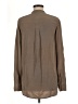 Vince. 100% Silk Brown Long Sleeve Silk Top Size 8 - photo 2