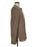 Vince. 100% Silk Brown Long Sleeve Silk Top Size 8 - photo 4