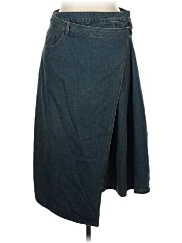 Cider Denim Skirt (view 1)