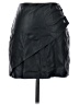 Express 100% Polyurethane Solid Black Faux Leather Skirt Size 00 - photo 1