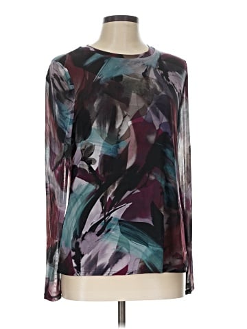INC International Concepts Long Sleeve Blouse (view 2)