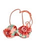 Aerie Floral Orange Swimsuit Top Size M - photo 1