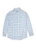 Vineyard Vines Performance Checkered-gingham Blue Long Sleeve Button-Down Shirt Size 8 - 10 - photo 1