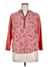 Woman Within Pink Long Sleeve Henley Size 14 (M) - photo 1