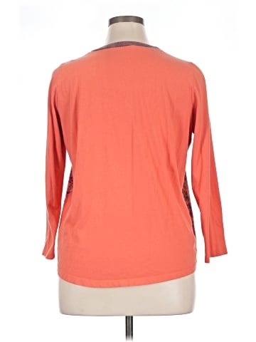 Woman Within Long Sleeve Henley (view 2)