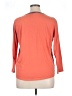 Woman Within Pink Long Sleeve Henley Size 14 (M) - photo 2