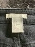 H&M Solid Black Denim Shorts Size 6 - photo 3