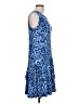 MICHAEL Michael Kors Animal Print Blue Cocktail Dress Size L - photo 4