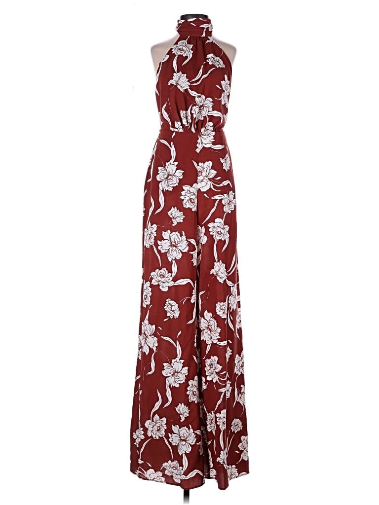 Show Me Your Mumu Jumpsuit In Burgundy