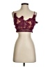 Missguided 100% Polyester Burgundy Tank Top Size 4 - photo 1