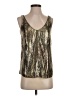 J.Crew Gold Sleeveless Top Size 00 - photo 1