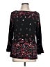 Charter Club Black 3/4 Sleeve Blouse Size L - photo 1