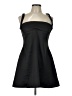 Nine West Solid Black Gray Cocktail Dress Size L - photo 1
