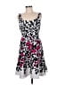 Nine West Print Pink Cocktail Dress Size 8 - photo 1