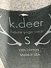 K-DEER 100% Cotton Black Tank Top Size S - photo 7