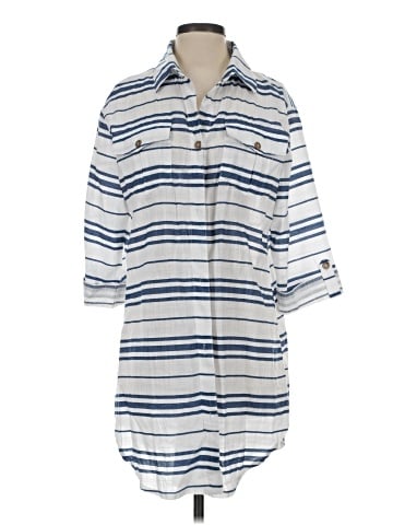 Dotti 3/4 Sleeve Button-Down Shirt (view 1)