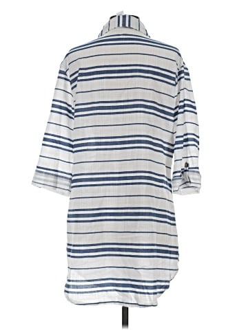 Dotti 3/4 Sleeve Button-Down Shirt (view 2)