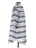 Dotti Stripes Blue 3/4 Sleeve Button-Down Shirt Size S - photo 4