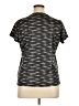 Made for Life 100% Polyester Stripes Gray Short Sleeve T-Shirt Size XL - photo 2