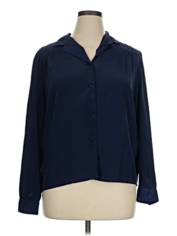 Worthington Long Sleeve Blouse (view 1)