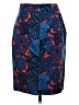 Ann Taylor Print Blue Formal Skirt Size 0 - photo 2