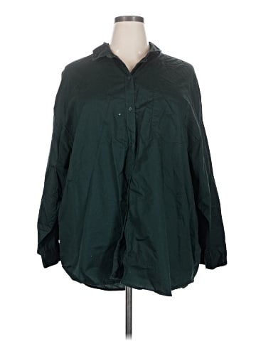 Old Navy 3/4 Sleeve Button-Down Shirt (view 1)