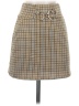 ASOS Houndstooth Yellow Casual Skirt Size 4 - photo 1