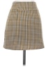 ASOS Houndstooth Yellow Casual Skirt Size 4 - photo 2