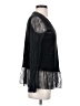 Ro & De Black Long Sleeve Blouse Size S - photo 4