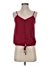 Hippie Rose 100% Polyester Burgundy Sleeveless Blouse Size XS - photo 1