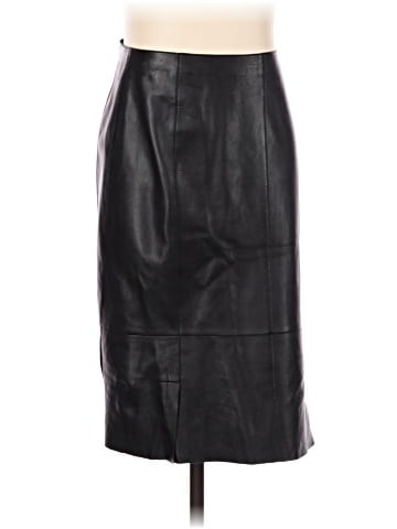 AKRIS for Bergdorf Goodman Faux Leather Skirt (view 1)