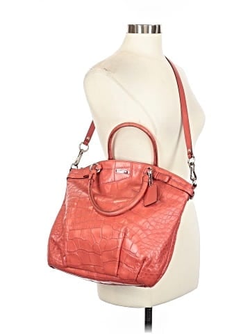 Coach Factory Leather Satchel (view 2)