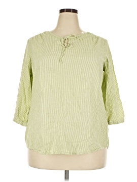 Woman Within 3/4 Sleeve Blouse