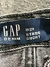Gap 100% Cotton Black Denim Shorts Size 8 - photo 3