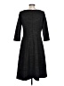 SLNY Solid Gray Casual Dress Size 10 - photo 2